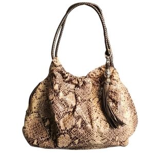Brighton Hobo Snake Print Women's Tote